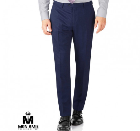 Men Regular Trouser in Midnight Blue